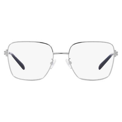 Tory Burch TY1078 Eyeglasses Women Silver Square 52mm