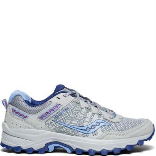 Saucony Excursion TR12 Women`s Running Shoe Grey/blue Size 5 W - Grey / Blue