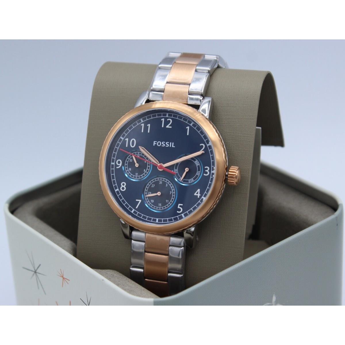 Fossil Airlift Silver Rose Gold Multifunction Men`s BQ2632 Watch