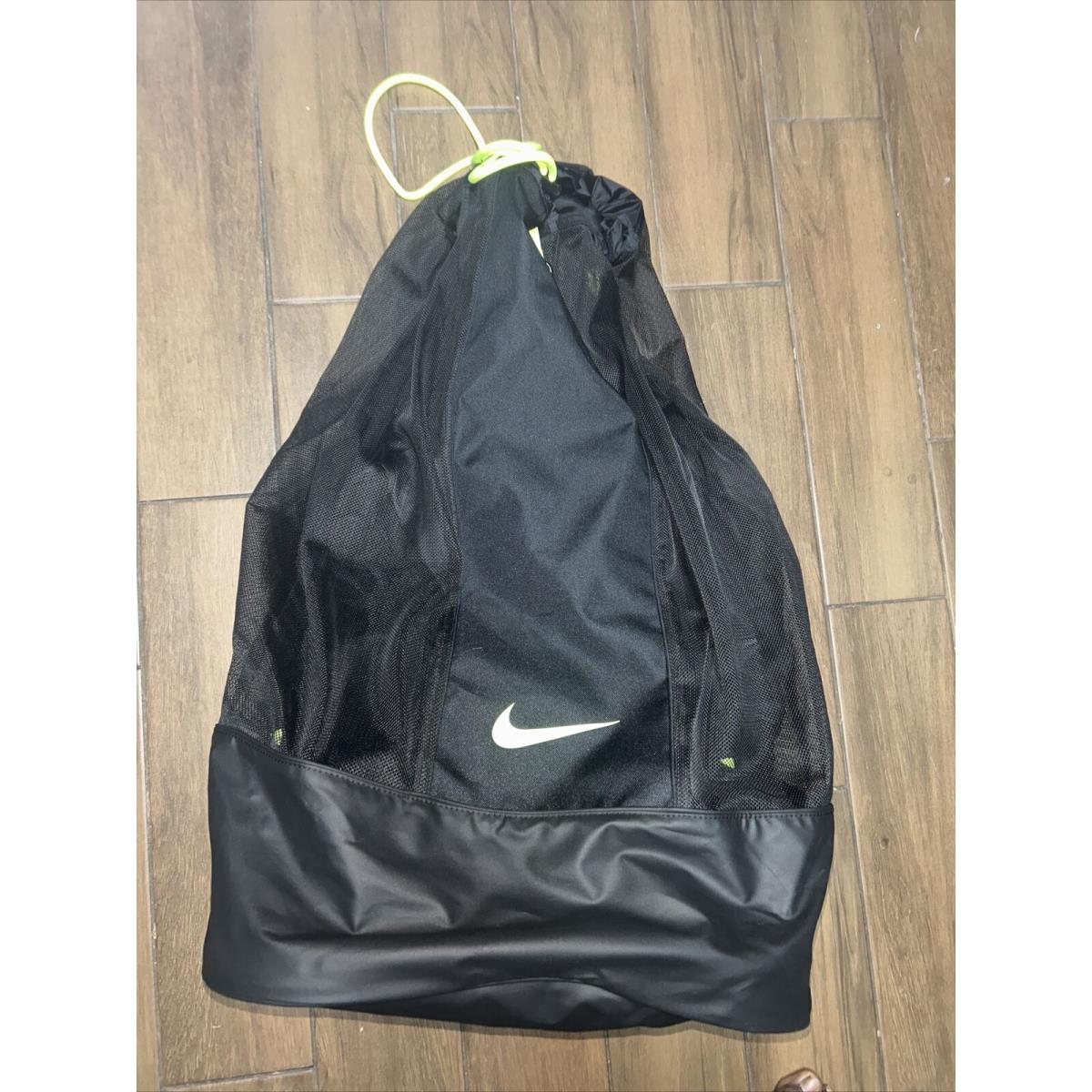 Nike Club Team Soccer Ball Bag - Black/neon BA5200-010