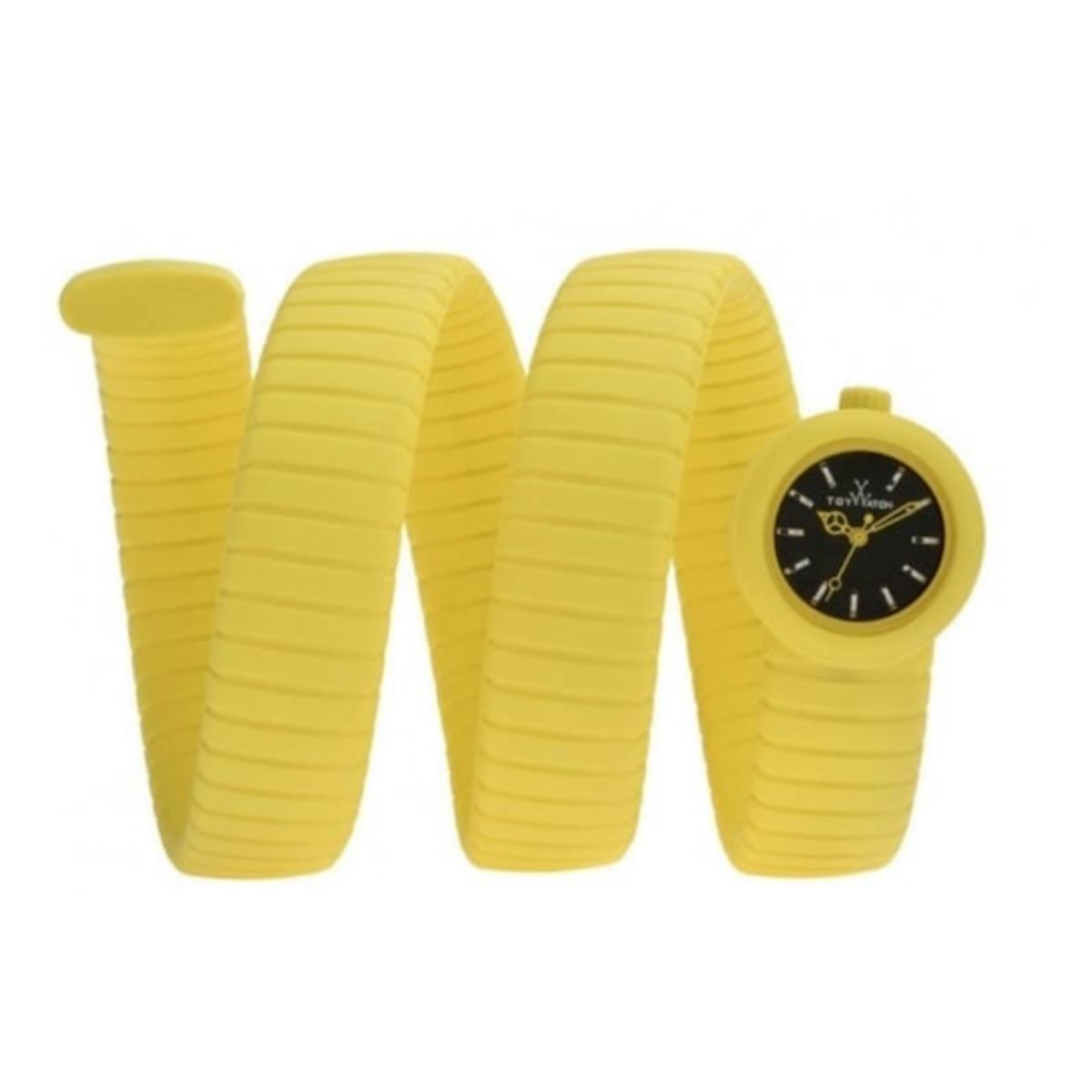Toy Watch A2311 Women`s Yellow Silicone Toyviper 26mm Wrap Watch