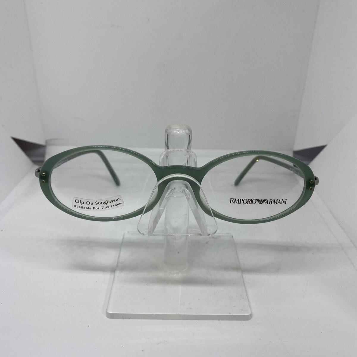 Emporio Armani 570 273 Womens Eyeglasses Frames Green Oval Full Rim 51-19-130