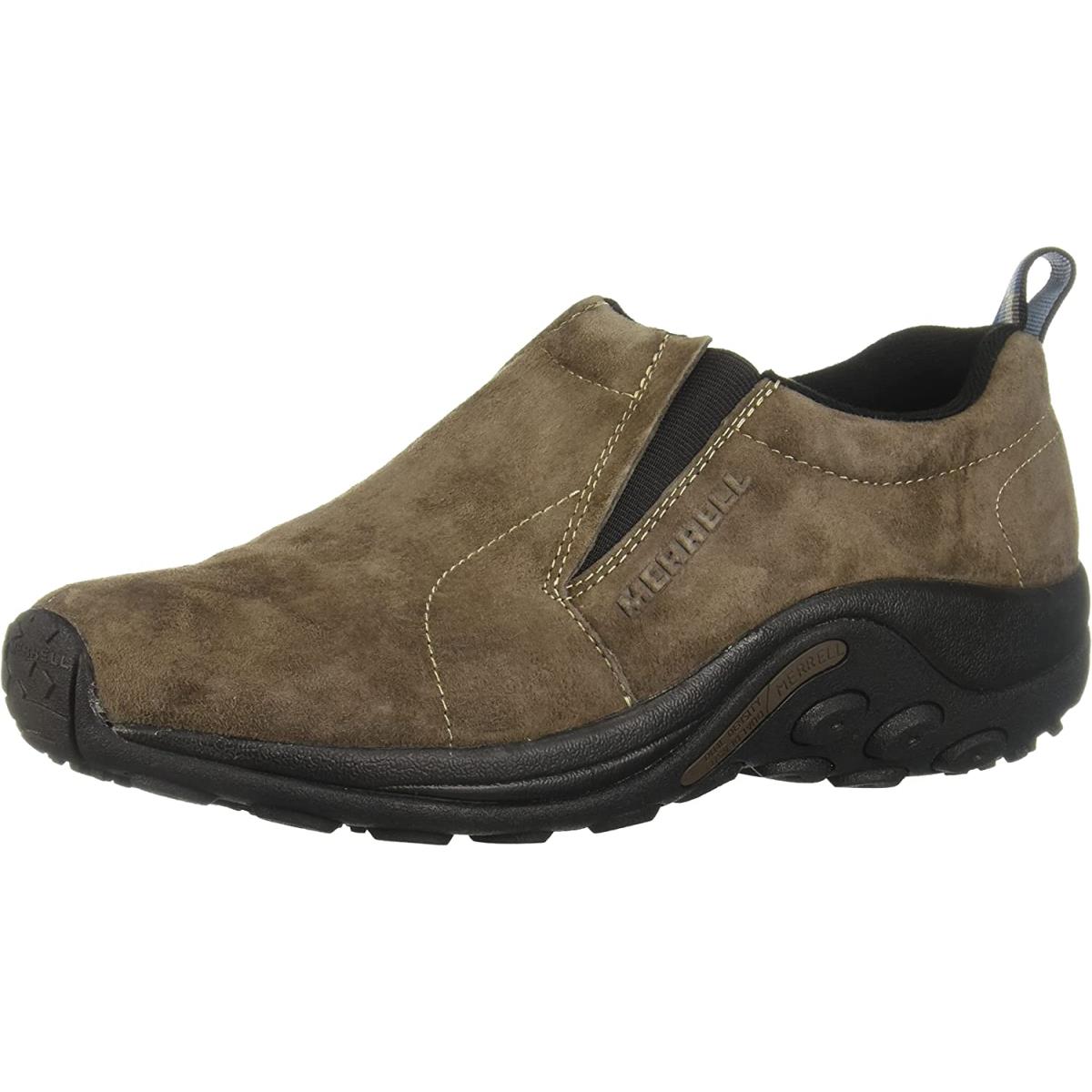 Merrell Men`s Jungle Leather Slip-on Shoe Fudge-