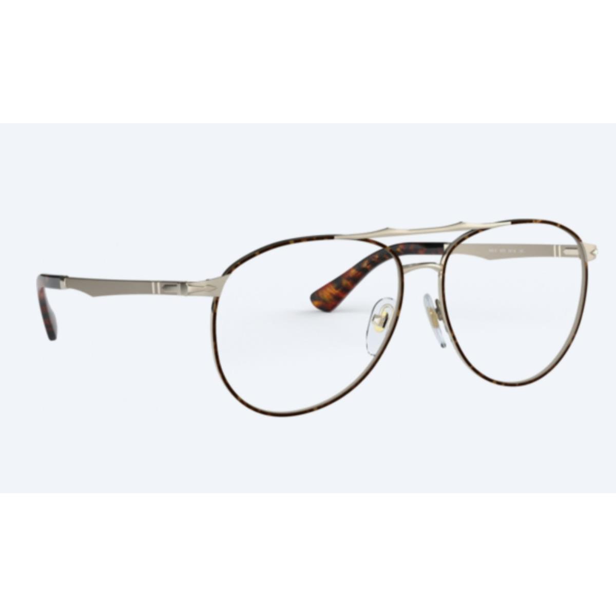 Persol Rx-able Aviator Eyeglasses 2453-V 1075 54-14 Tortoise Gold Frames