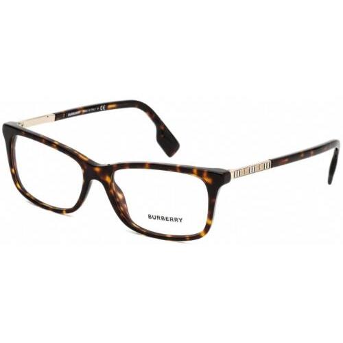 Burberry Eyeglasses BE2337 3002 52mm Dark Havana / Demo Lens