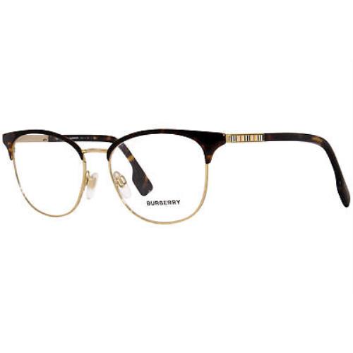 Burberry Sophia BE1355 1312 Eyeglasses Women`s Light Gold-havana Full Rim 52mm