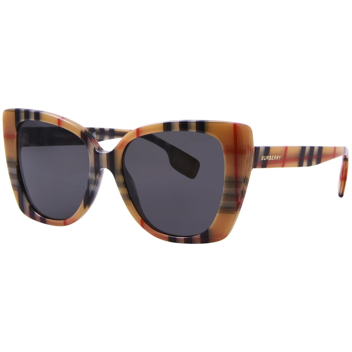 Burberry Meryl BE4393 377887 Sunglasses Women`s Vintage Check/dark Grey 54mm