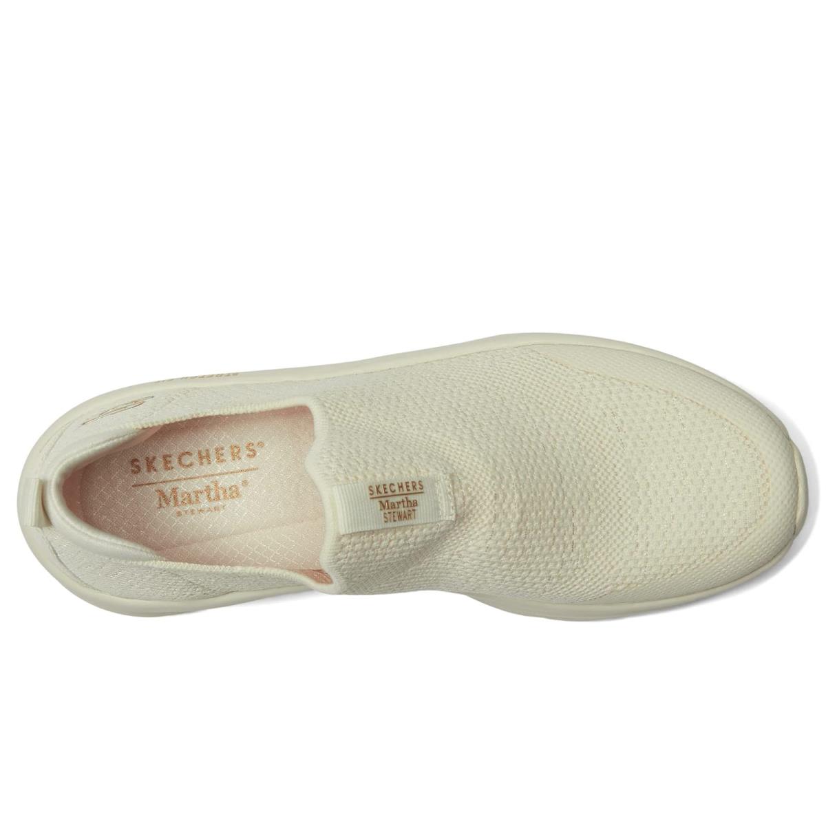 Woman`s Shoes Skechers Martha Stewart Collection - D`lux Walker Off-White