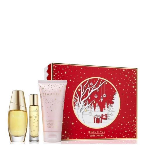 Estee Lauder Beautiful Favorites Trio Fragrance 3-Pc. Gift Set Body Lotion Spray
