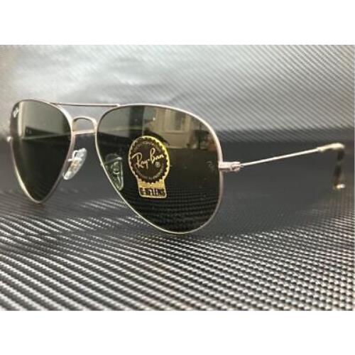 Ray Ban RB3025 919031 Grey Green Aviator 55 mm Sunglasses