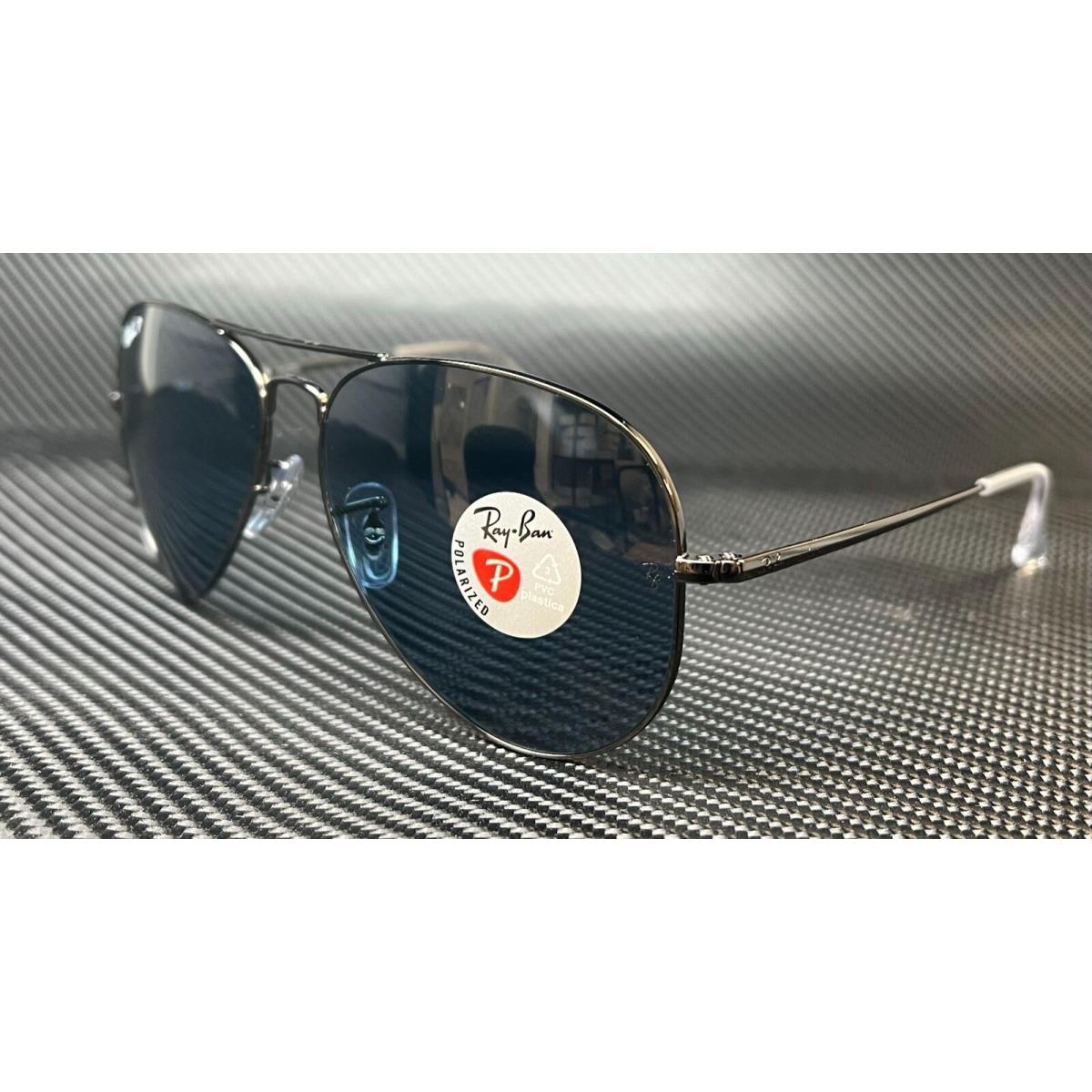 Ray Ban RB3689 004 S2 Gunmetal Aviator 62 mm Unisex Sunglasses