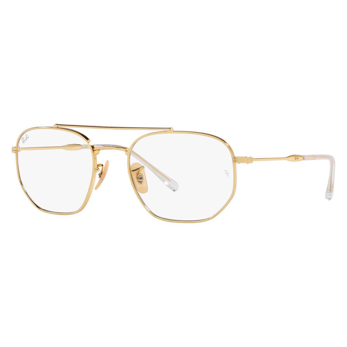 Ray-ban RB3707 Sunglasses Gold Clear/blue Photochromic 54mm - Frame: Gold / Clear/Blue Photochromic, Lens: Clear/Blue Photochromic
