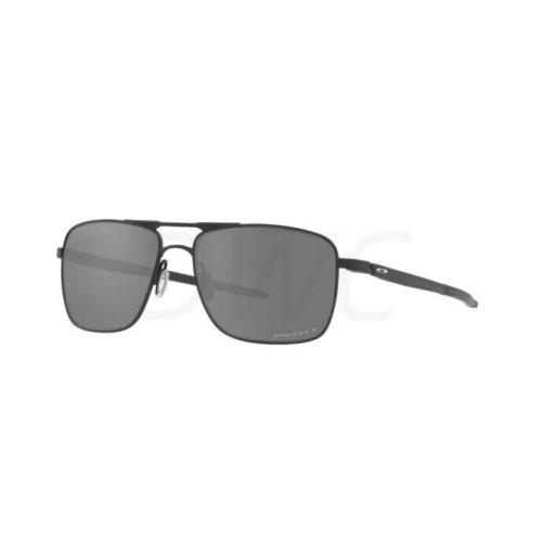 Oakley Gauge 6 Black w Prizm Black Polarized OO6038-09 57mm Sunglasses - Frame: Black, Lens: Black
