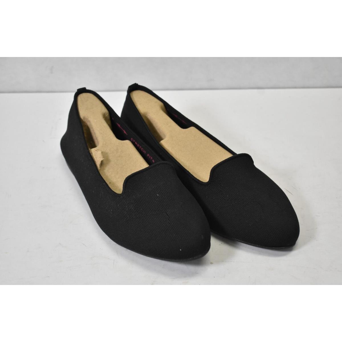 Skechers Womens Cleo Sherlock Knit Loafers Skimmer Ballet Flats Shoes Size 9.5