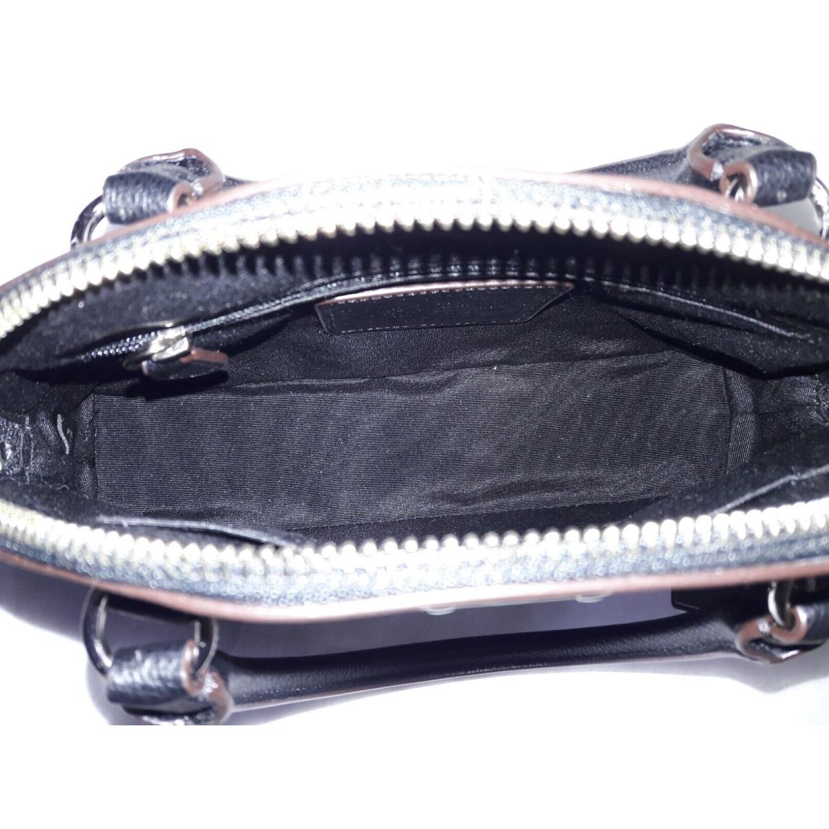 Coach  bag  MINI CORA - Silver Hardware, Gray Multi/Black Exterior 2