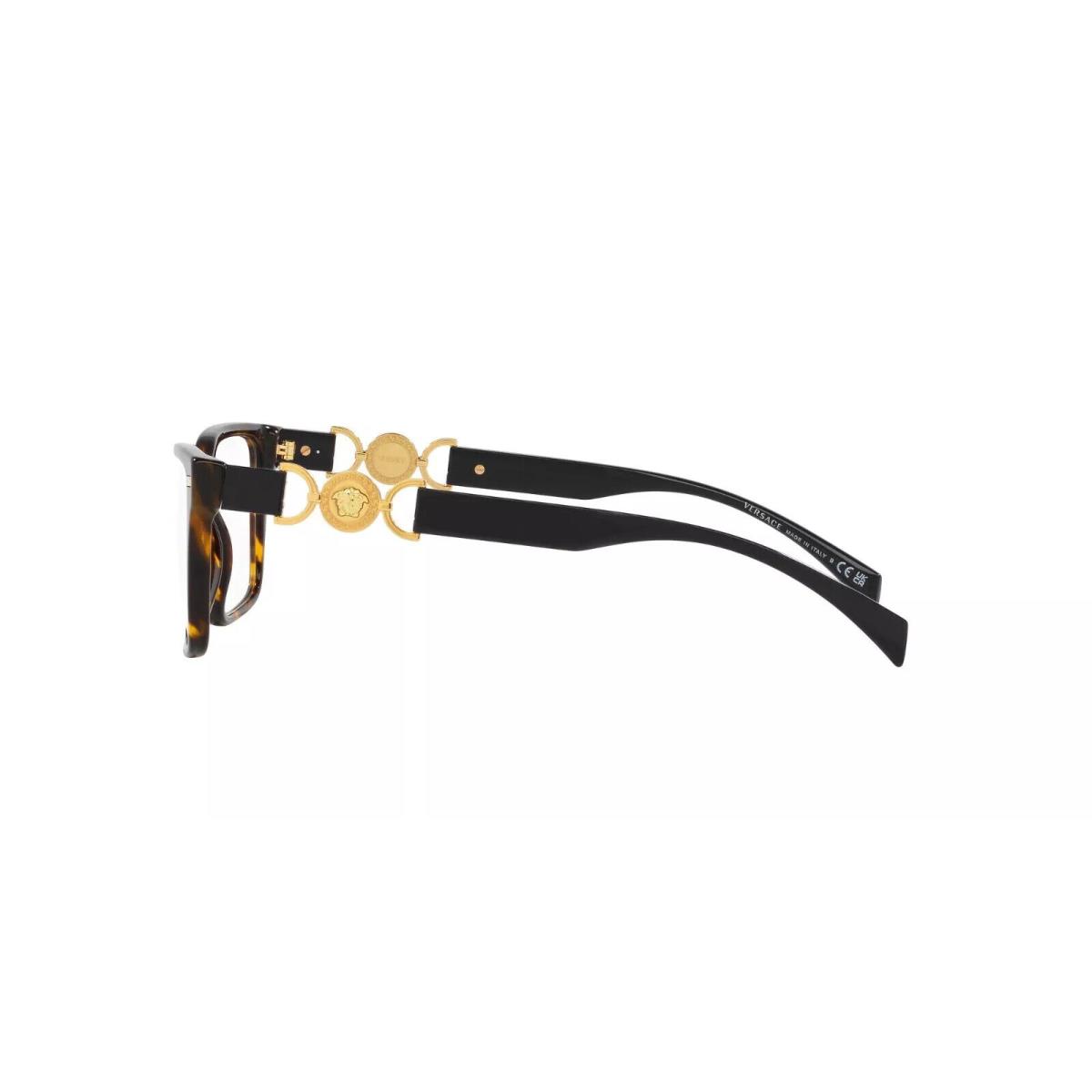 Versace VE3335-5404-56 Havana Eyeglasses