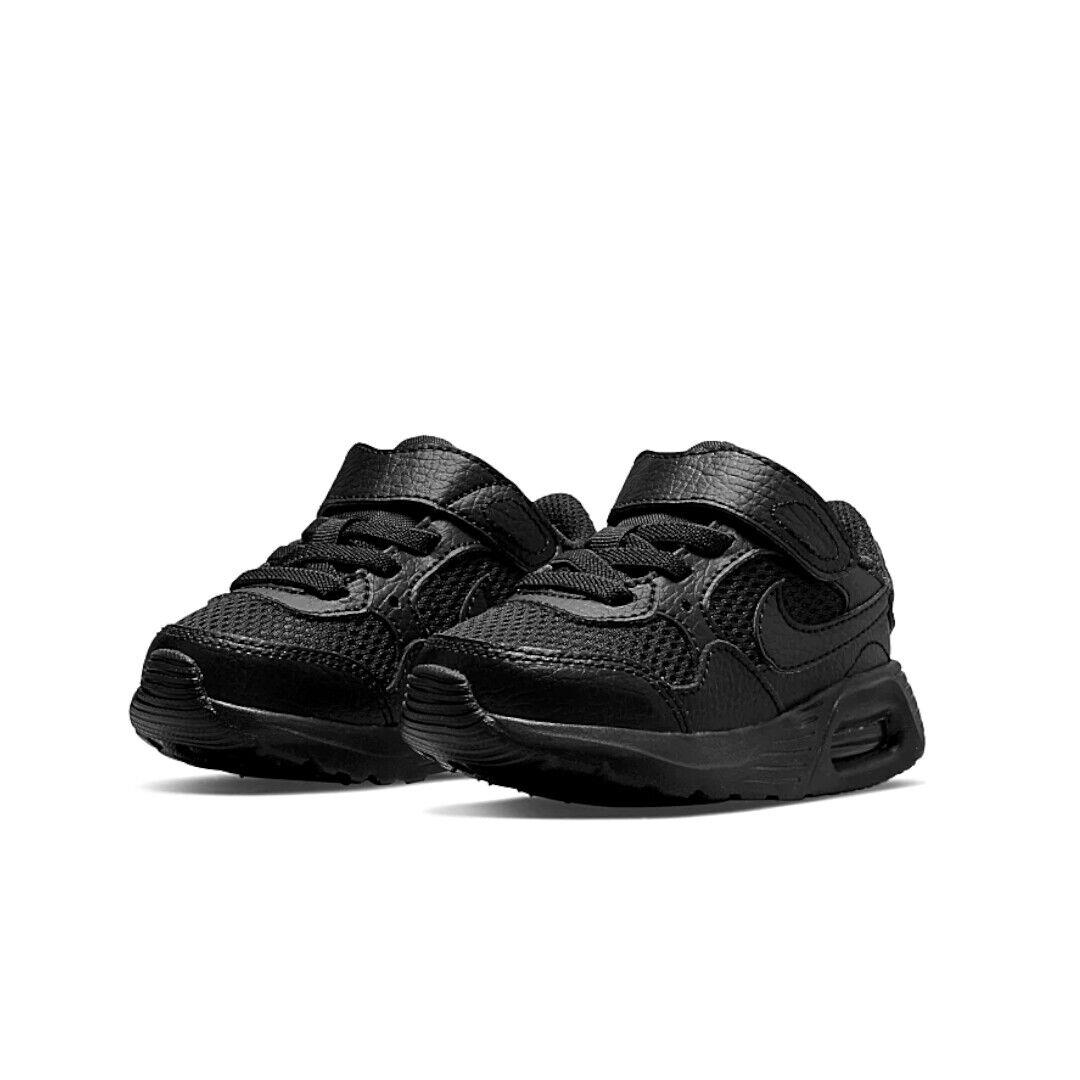 Nike Air Max SC Toddler Baby Sneakers Triple Black Low Top Shoes Size 2C