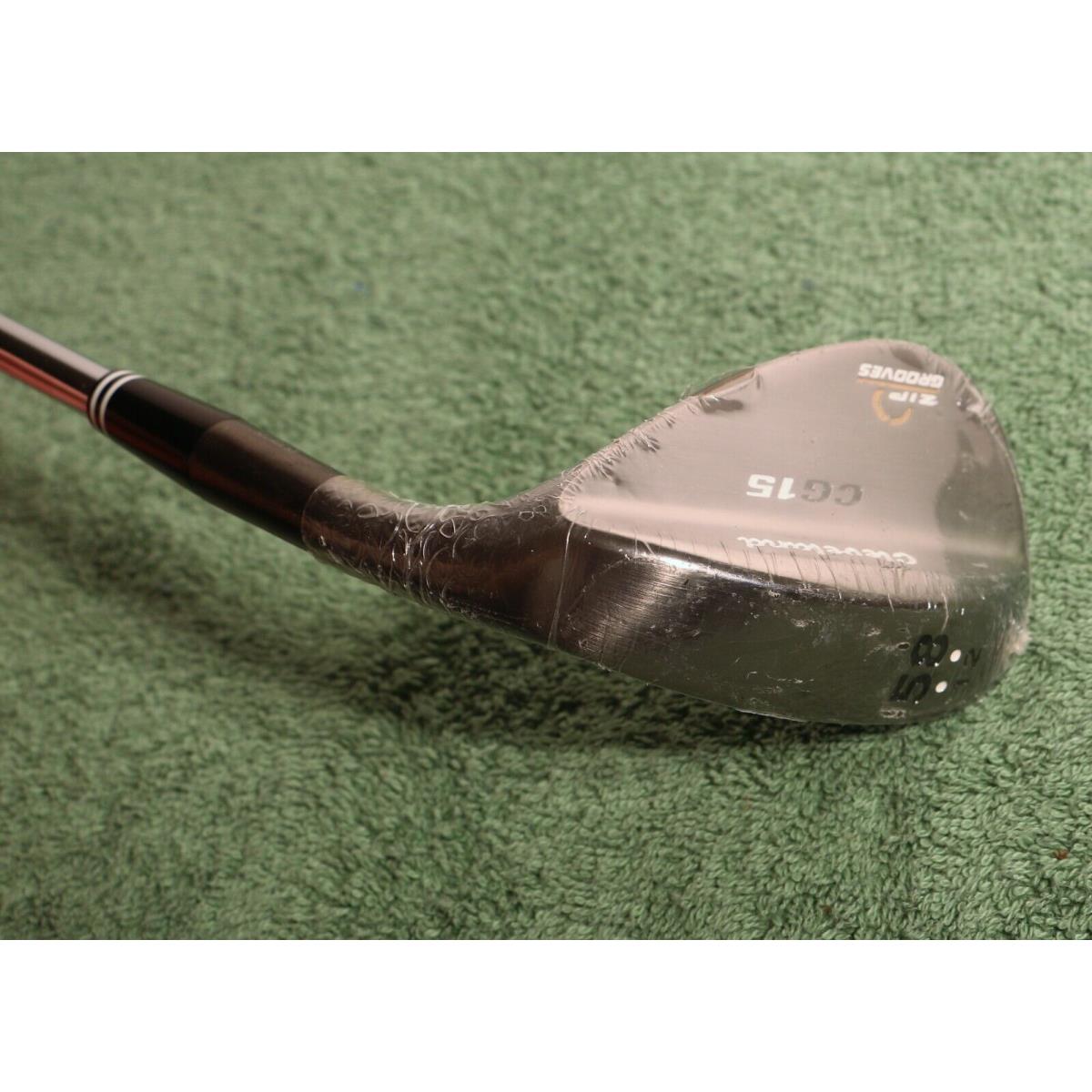 RH Cleveland CG15 58 Loft 2-Dot 12 Bounce Black Pearl Non-conforming Wedge