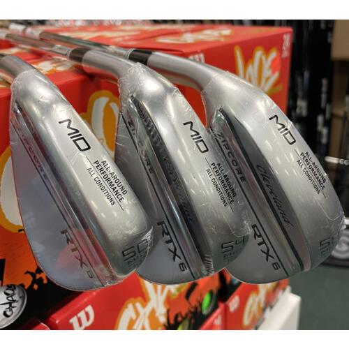 Left Handed Cleveland Rtx 6 Zipcore Satin Wedge Set 50 54 58 /dg