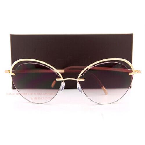 Silhouette sunglasses  - Gold Frame, Brown Lens 0