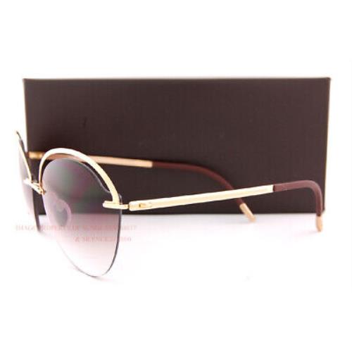 Silhouette sunglasses  - Gold Frame, Brown Lens 1