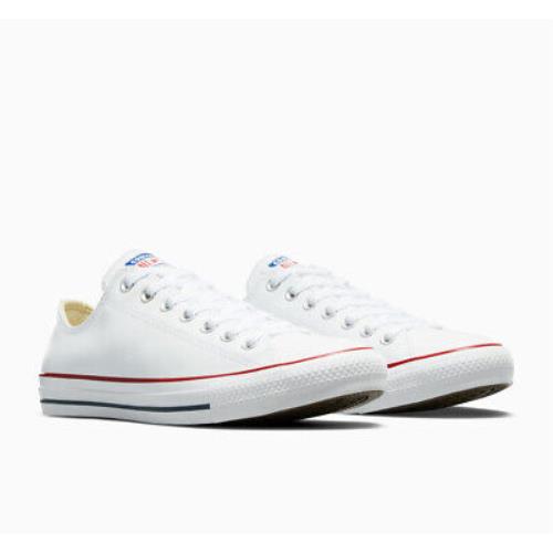 Converse Men`s Chuck Taylor All Star Leather Low Top Sneaker Shoes White