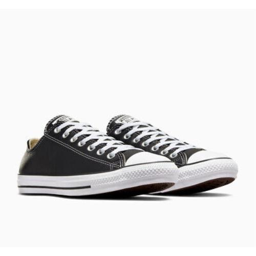 Converse Women`s Chuck Taylor All Star Leather Low Top Sneaker Shoes Black
