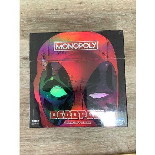 Monopoly Deadpool Collector`s Edition Hasbro Board Game Marvel