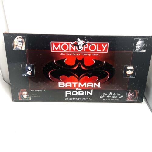 Hasbro Vintage Batman and Robin Collector`s Edition Monopoly Game 1997 Board Game