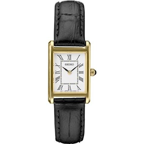 Seiko SWR054 Women Dress Quartz Movement Stainless Gold Tone Strap 30m WR