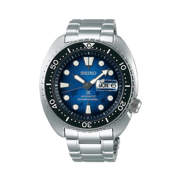 Seiko Prospex Men`s Blue Dial Silver-tone 45mm Stainless Steel Watch SRPE39 - Blue, Dial: Blue, Band: Silver