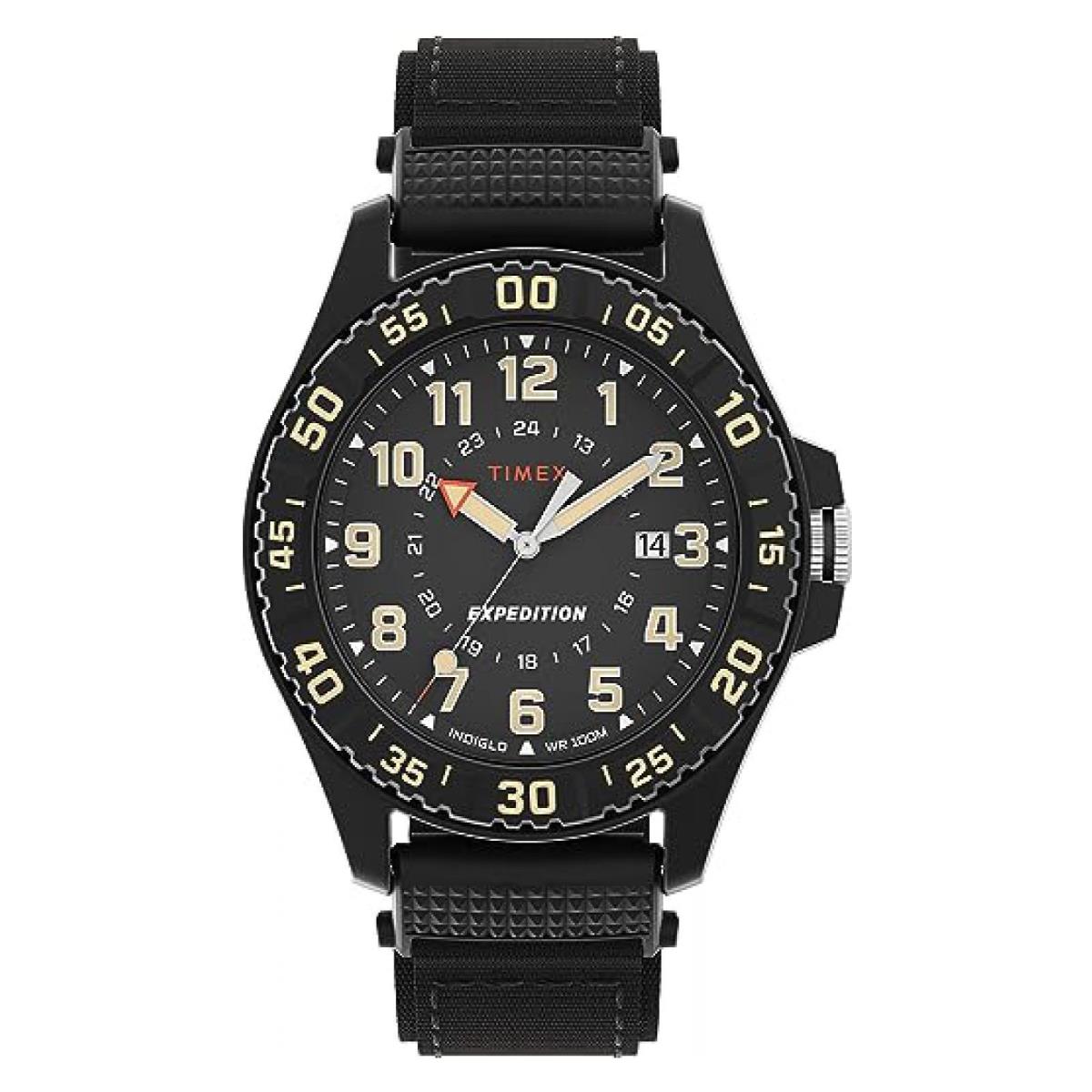 Watch Timex TW4B26300 Expedition Acadia Rugged Man 42mm Res - Dial: Black, Band: Black