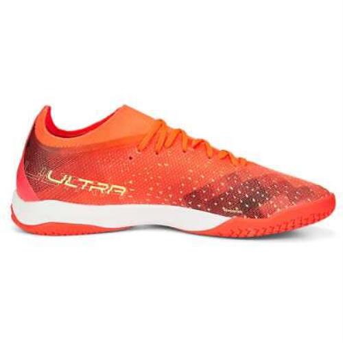 Puma Ultra Match It Soccer Mens Orange Sneakers Athletic Shoes 10690403