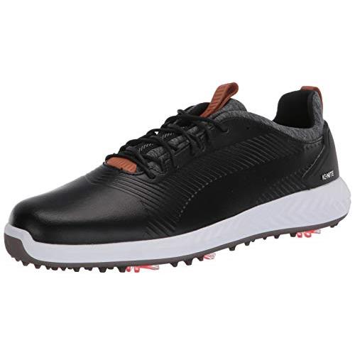 Puma Men`s Ignite Pwradapt Leather 2.0 Golf Shoes Black