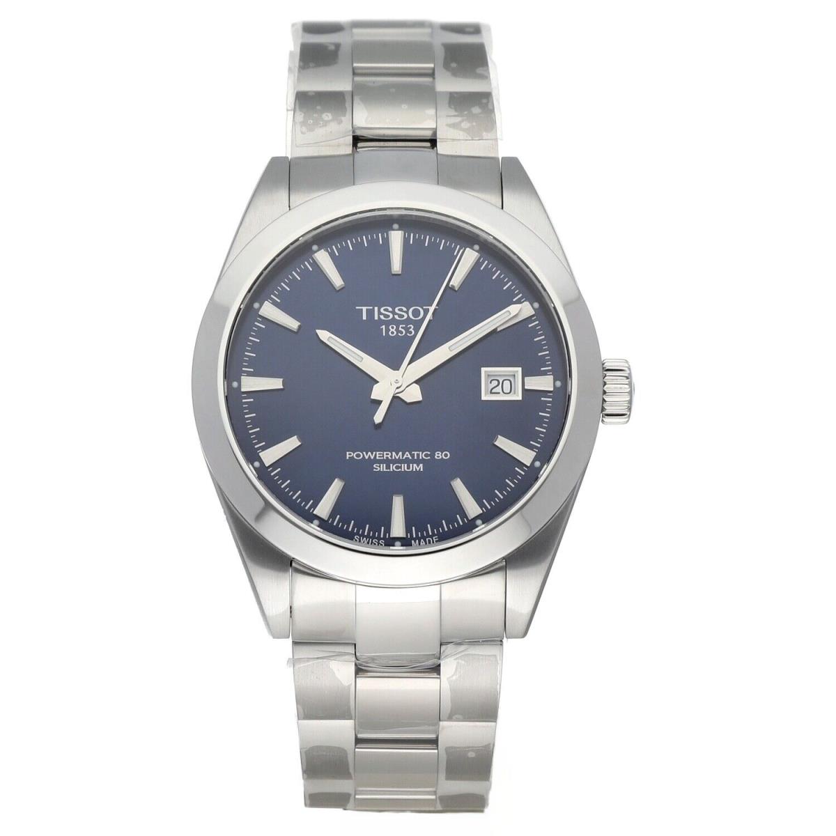 Tissot T127.407.11.041.00 Gentelman Powermatic 80 Silicium Steel 40mm Mens Watch