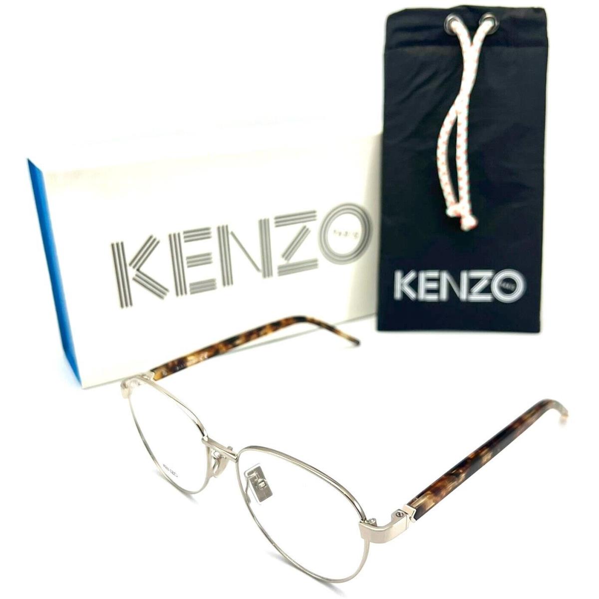 Kenzo KZ50121U 032 Silver Eyeglasses Frame 53-16 145
