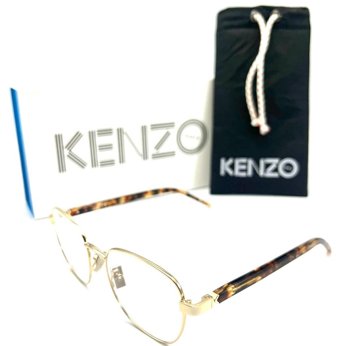 Kenzo KZ50152F 032 Gold Eyeglasses Frame 53-18 145