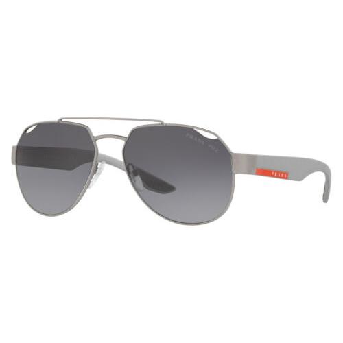 Prada Sunglasses PS57US 4495W1 59mm Dark Grey / Polar Grey Lens