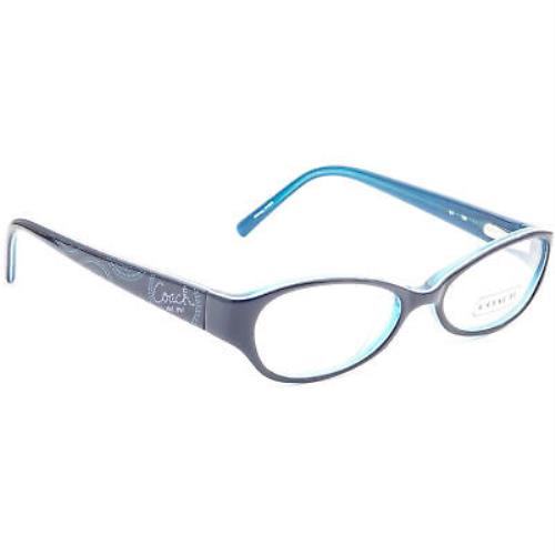 Coach Women`s Eyeglasses Tamsin 2040 Navy Cat Eye Frame 47 16 130