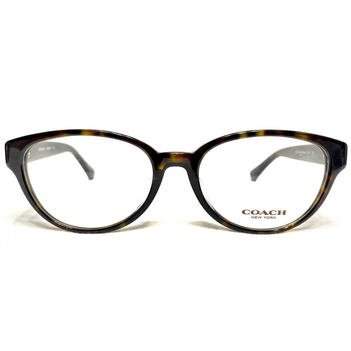 Coach HC6069F 5120 Womens Tortoise Oval Designer Eyeglasses Frames 53/17 135