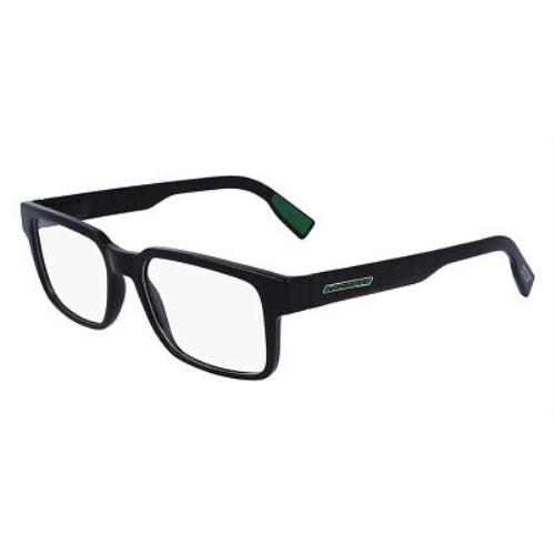 Lacoste L2928 Eyeglasses Men Black Square 53mm