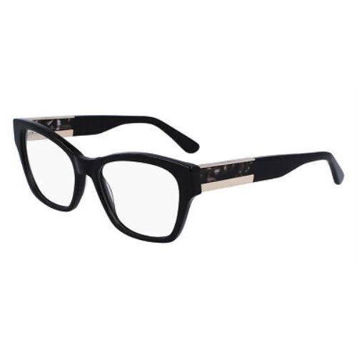 Lacoste L2919 Eyeglasses Women Black Cat Eye 54mm
