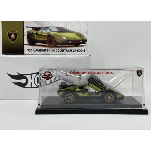 Hot Wheels Collectors Rlc Exclusive 82 Lamborghini Countach LP 500 S Red Line