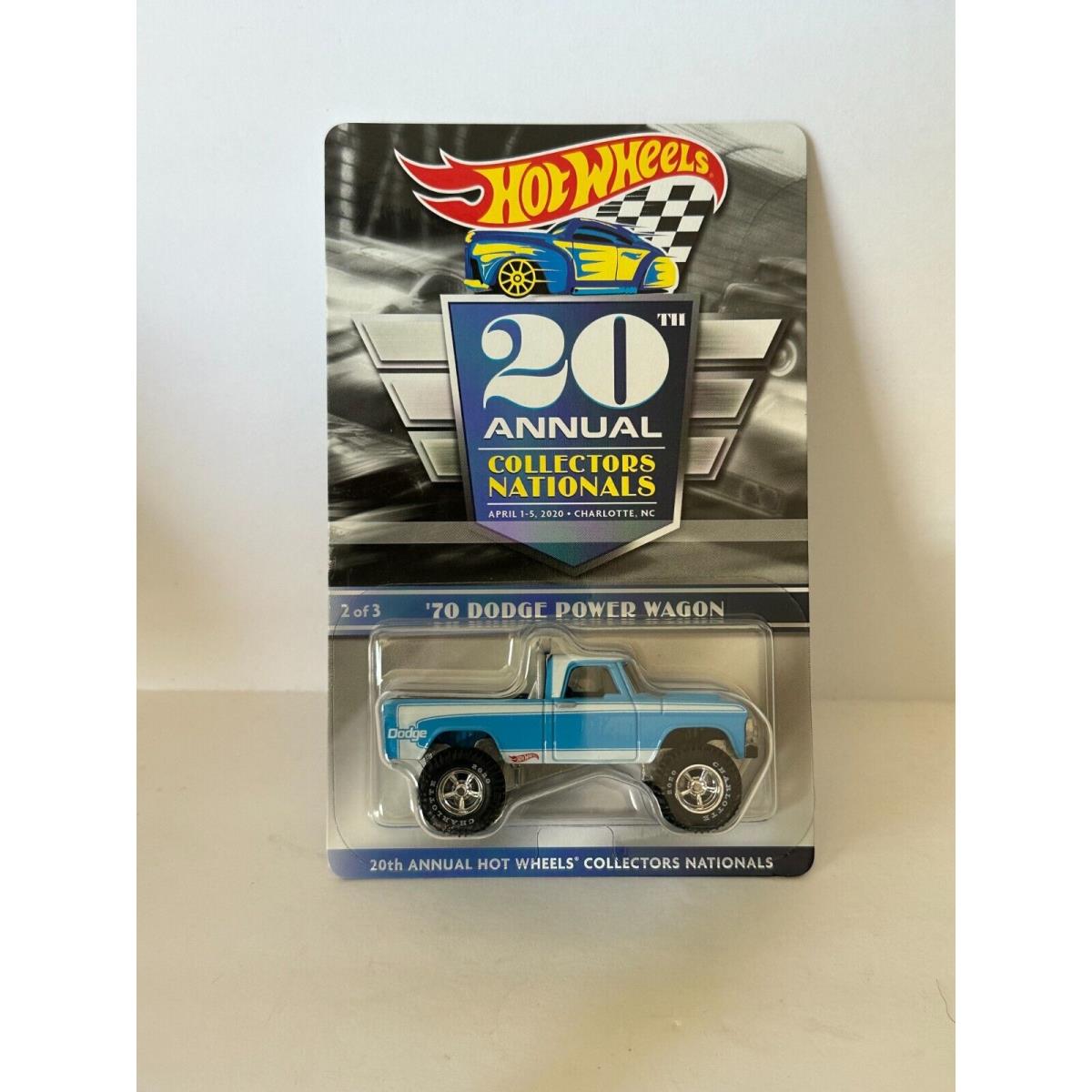 Hot Wheels 20th Annual Collector`s Nationals `70 Dodge Power Wagon 2/3 K57