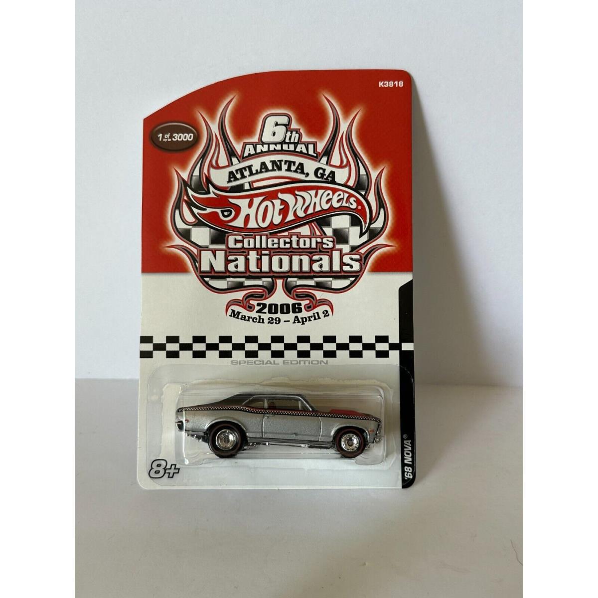 Hot Wheels 6th Annual Collector`s Nationals `68 Nova Special Edition K57