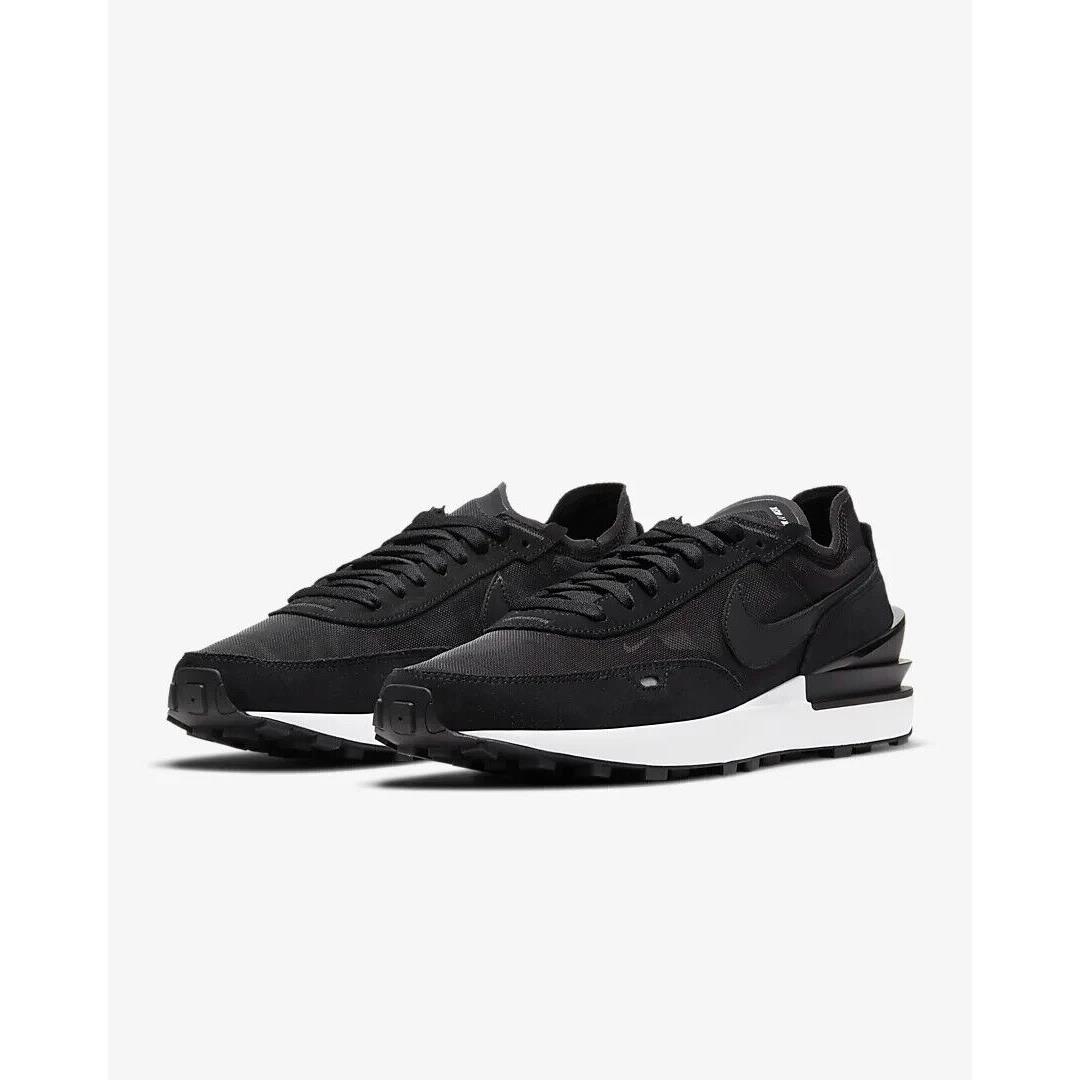 Nike Waffle One Men`s Shoes Black White DA7995 001