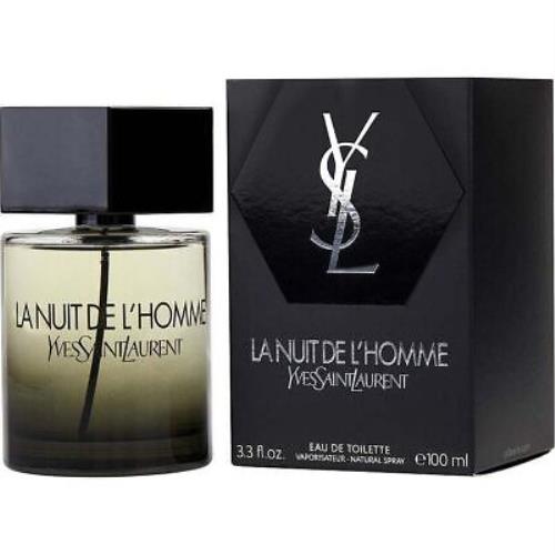 LA Nuit DE L`homme Yves Saint Laurent by Yves Saint Laurent Men - Edt Spray 3