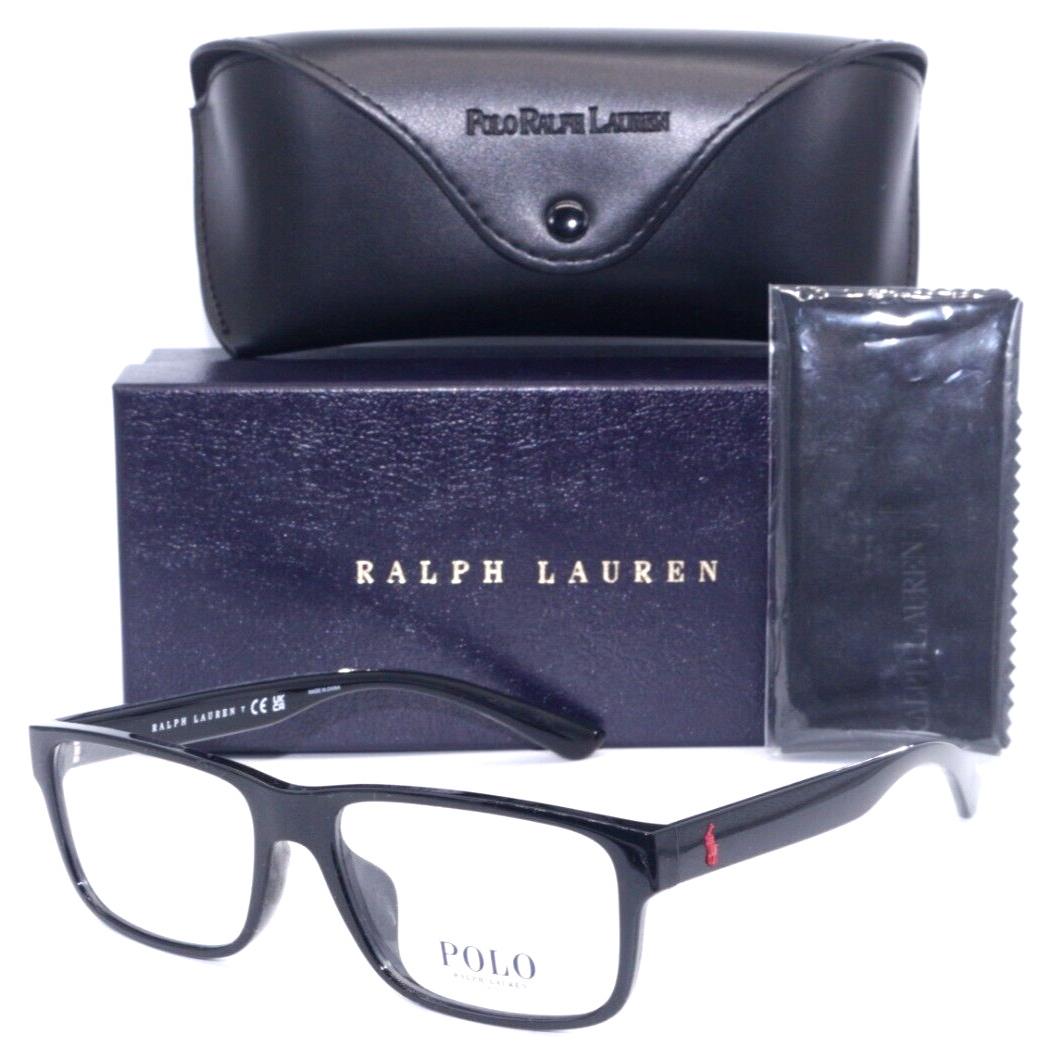 Polo Ralph Lauren PH 2237U 5523 Polished Black Eyeglasses 55-16