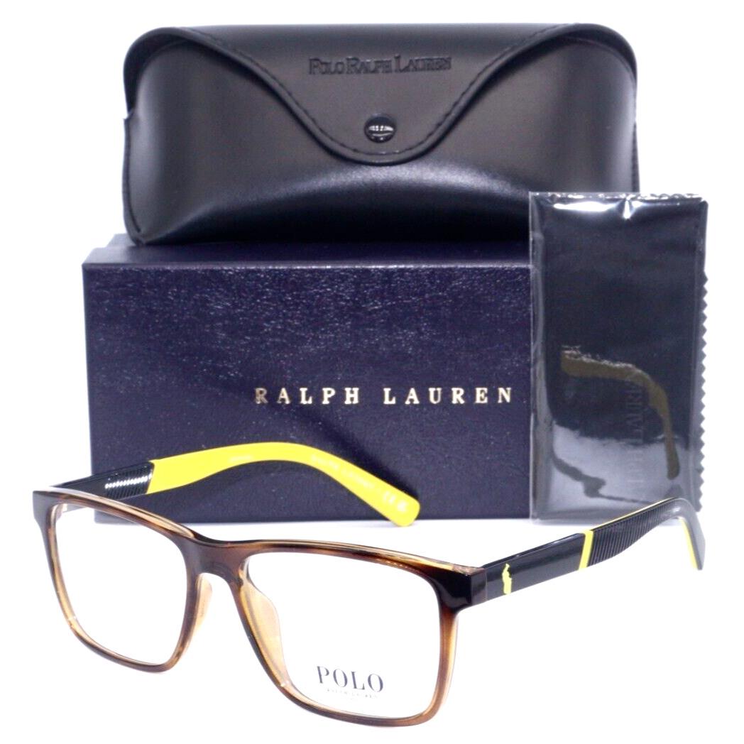 Polo Ralph Lauren PH 2257U 5003 Havana/black Yellow Eyeglasses 55-16