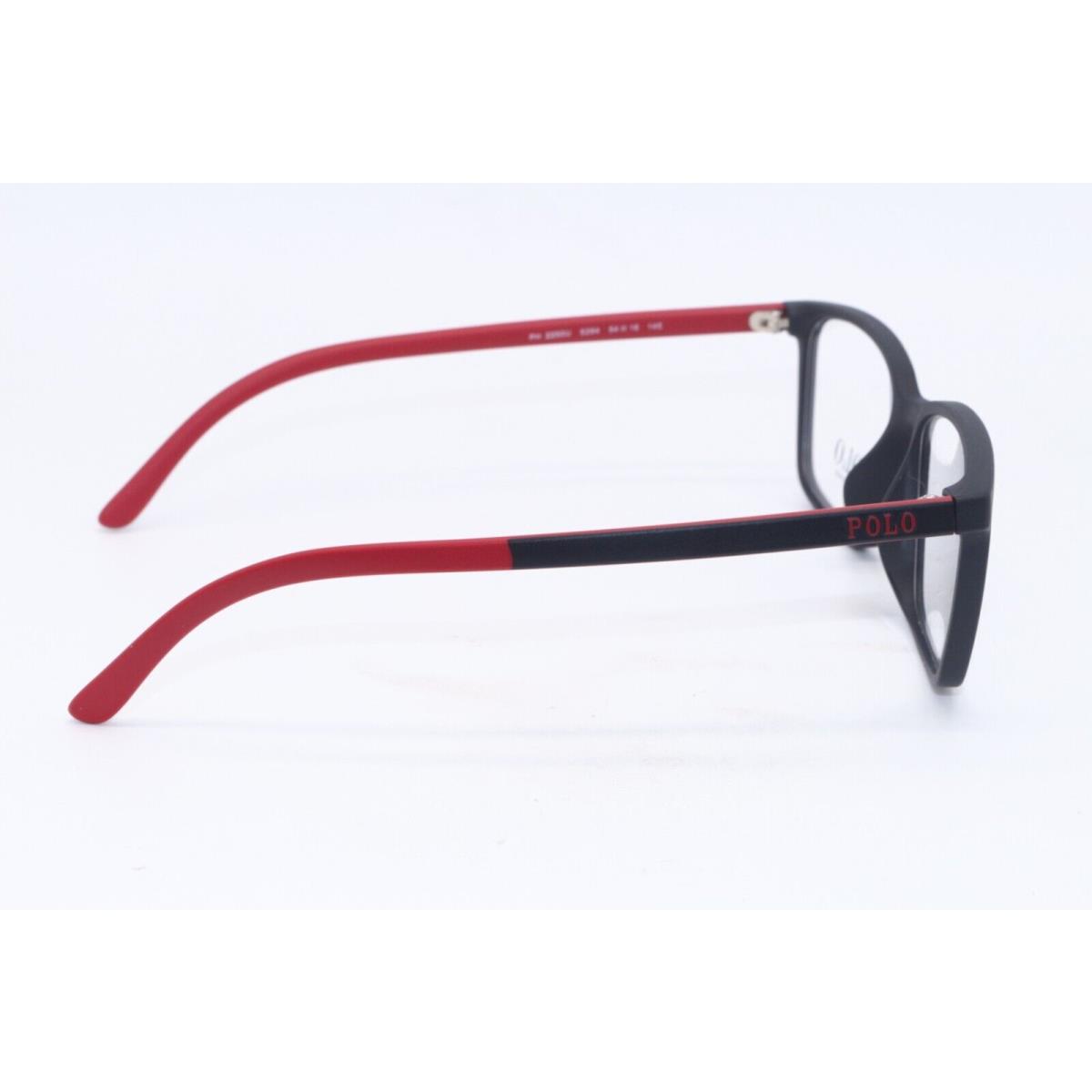 Ralph Lauren eyeglasses  - MATTE BLACK RED Frame